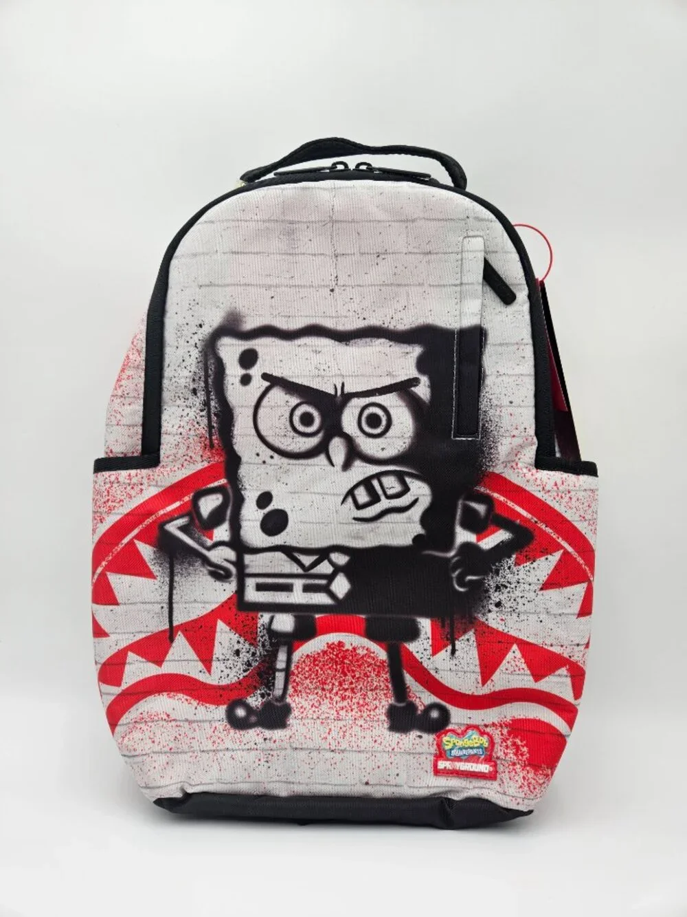 🚨RARE COLLECTORS | STEAL!!🔥Sprayground SpongeBob Stencil Wall DLXR Backpack